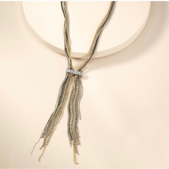 Stella & Dot Bowie Lariat Necklace NWT - Picture 2 of 5